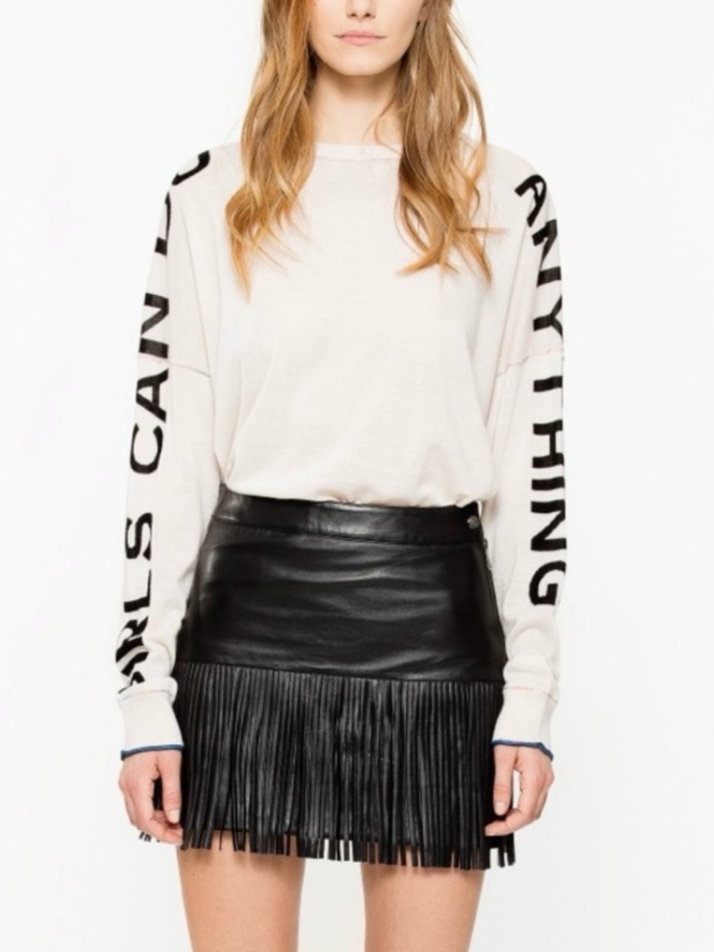 Rony Bis Zadig & Voltaire Girls Can Do Anything Sweater